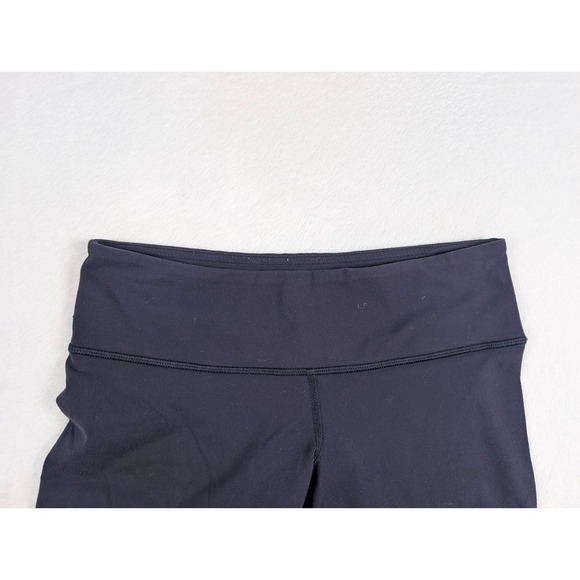 Lululemon Crop 21" Leggings Womens sz 6 Navy Blue Athletic Performance - Picture 3 of 8